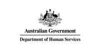 Australian Government Department of Human Resources logo