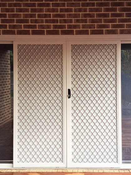 Diamond Grille Security Doors