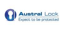Austral Lock premium security hardware logo